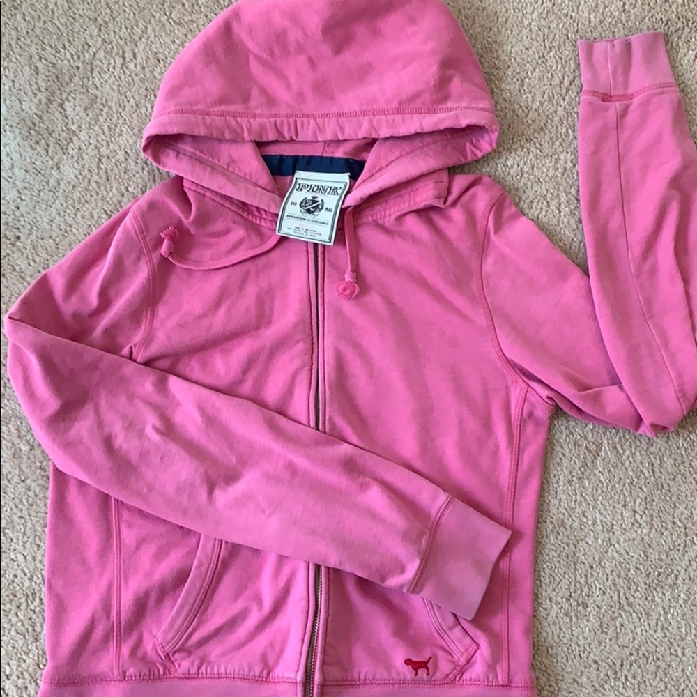 PINK Victoria’s Secret Full Zip Lite Hoodie